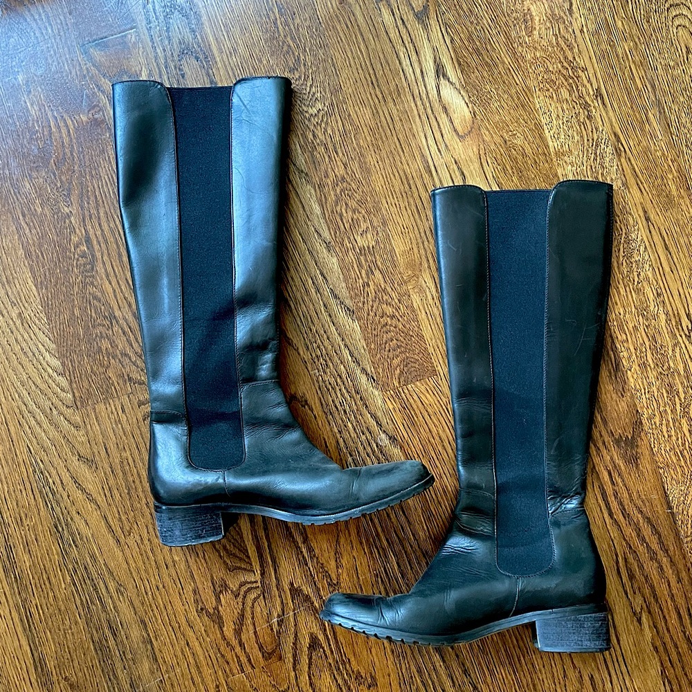 Navyboot Switzerland black tall boots, US 6.5-7